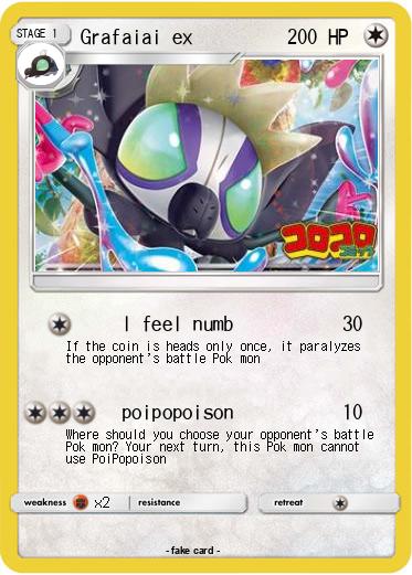 Pokemon Grafaiai ex