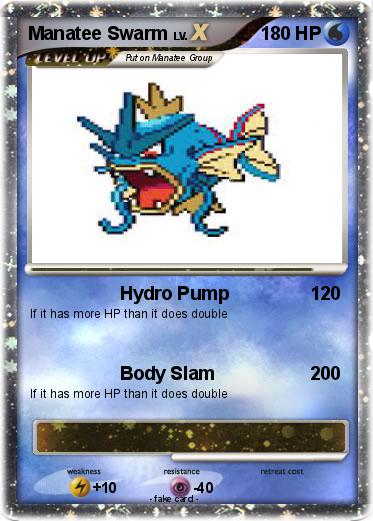 Pokemon Manatee Swarm