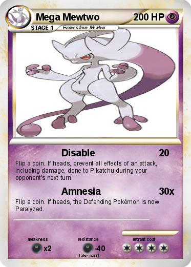 Pokemon Mega Mewtwo