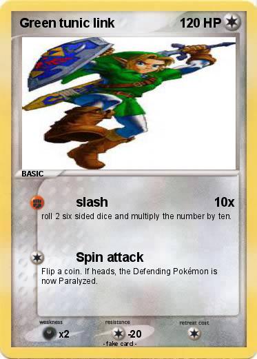 Pokemon Green tunic link