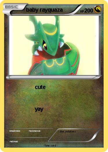 Pokemon baby rayquaza