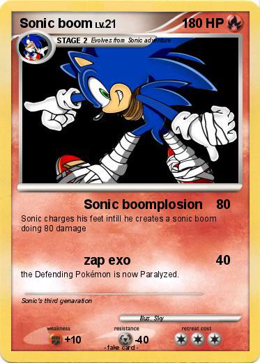 Pokemon Sonic boom
