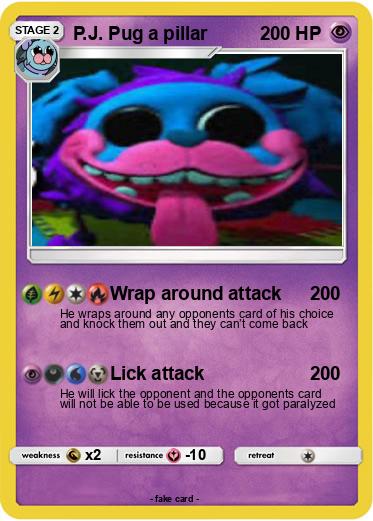Pokemon P.J. Pug a pillar