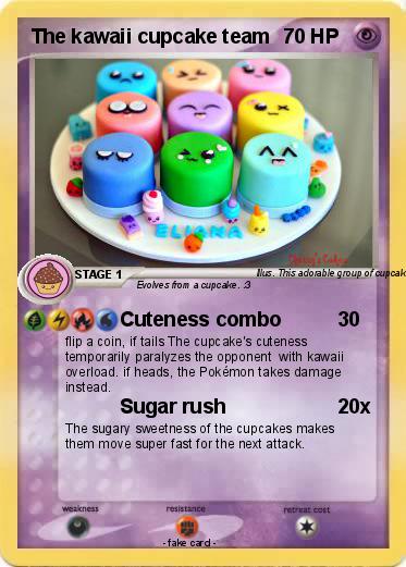 Pokemon The kawaii cupcake team