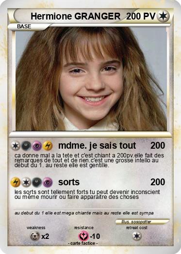 Pokemon Hermione GRANGER