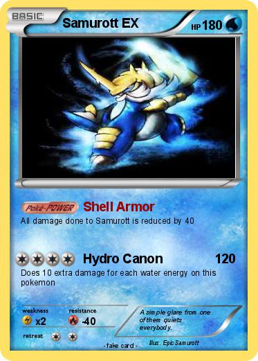Pokemon Samurott EX