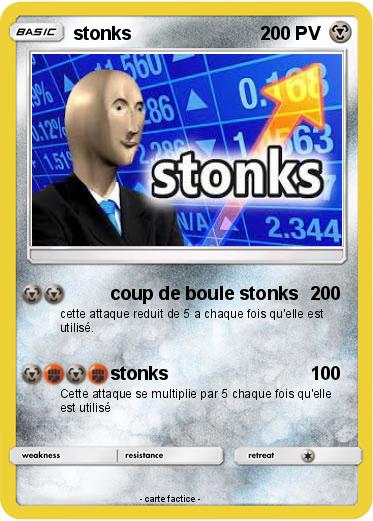 Pokemon stonks