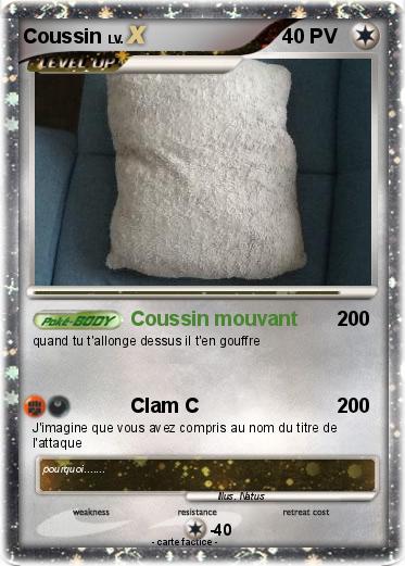 Pokemon Coussin