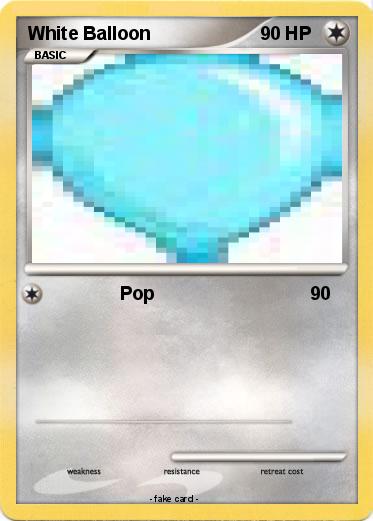 Pokemon White Balloon