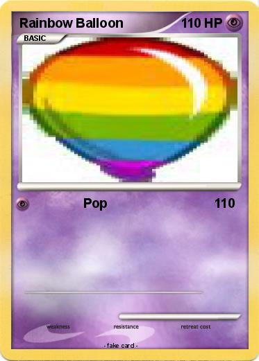 Pokemon Rainbow Balloon