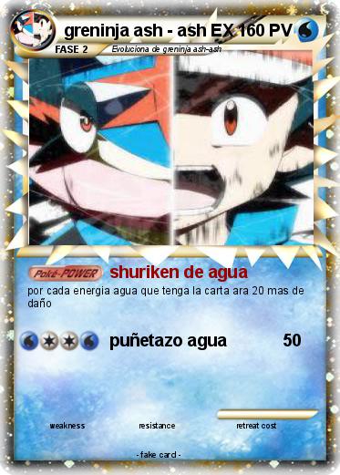 Pokemon greninja ash - ash EX