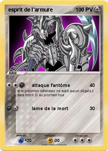 Pokemon esprit de l'armure