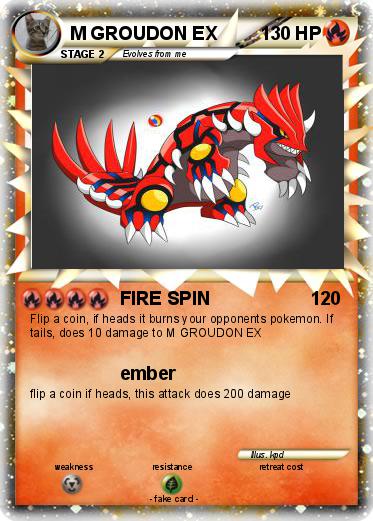 Pokemon M GROUDON EX