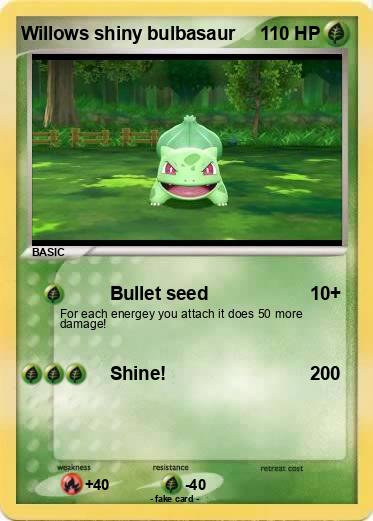Pokemon Willows shiny bulbasaur