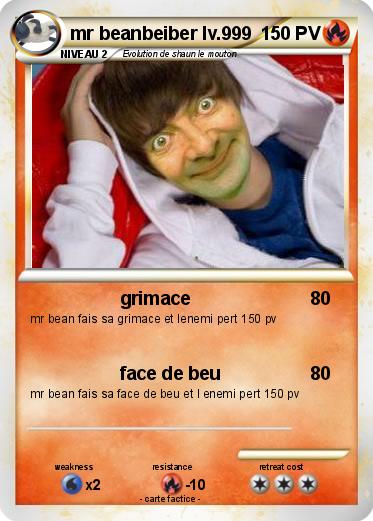 Pokemon mr beanbeiber lv.999