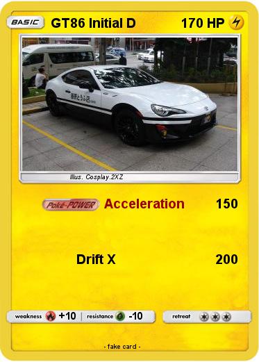 Pokemon GT86 Initial D