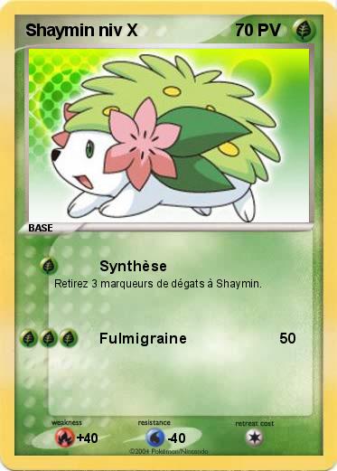 Pokemon Shaymin niv X