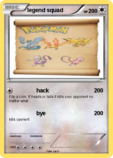 Pokemon legend squad