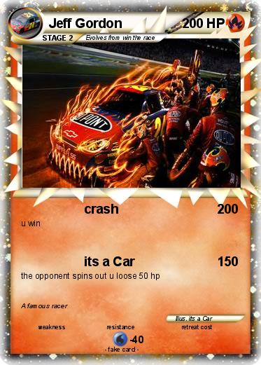 Pokemon Jeff Gordon