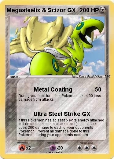 Pokemon Megasteelix & Scizor GX