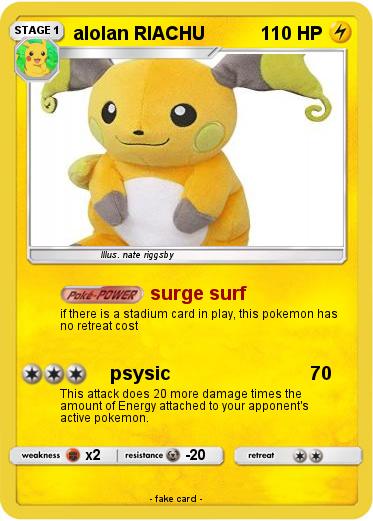 Pokemon alolan RIACHU