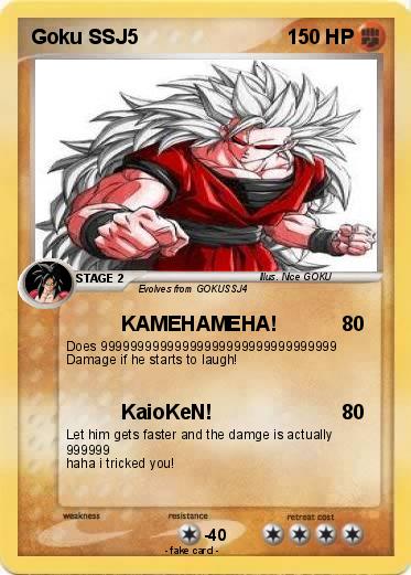 Pokemon Goku SSJ5