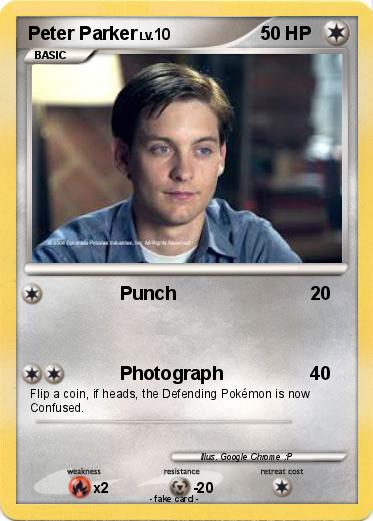Pokemon Peter Parker
