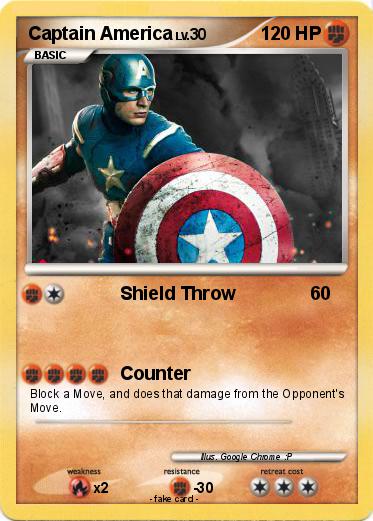 Pokemon Captain America