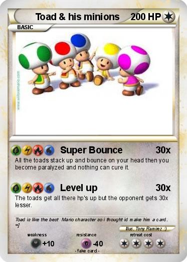 Pokemon Toad & his minions