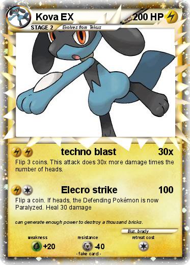 Pokemon Kova EX