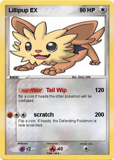 Pokemon Lillipup EX