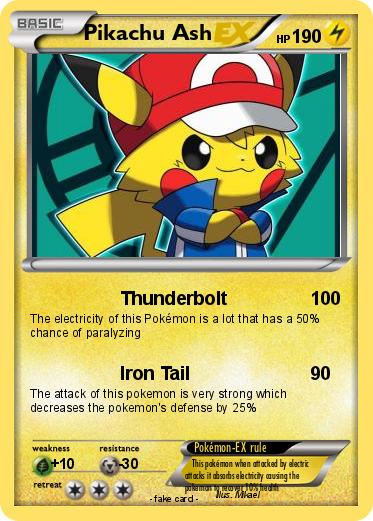 Pokemon Pikachu Ash