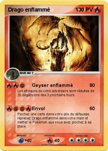 Pokemon Drago enflammé