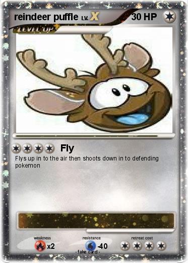 Pokemon reindeer puffle