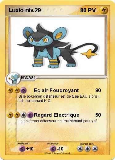 Pokemon Luxio niv.29