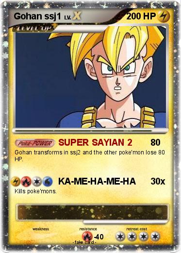 Pokemon Gohan ssj1