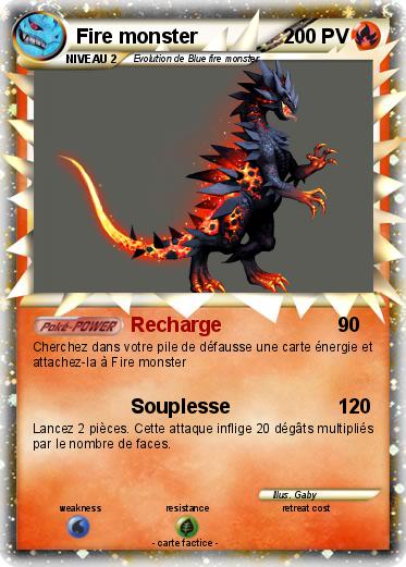 Pokemon Fire monster