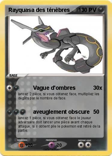Pokemon Rayquasa des ténèbres