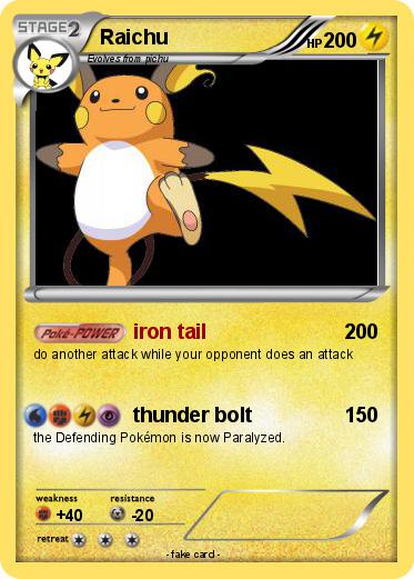 Pokemon Raichu