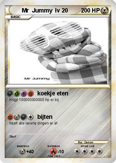 Pokemon Mr  Jummy  lv 20