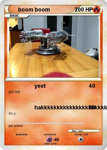 Pokemon boom boom