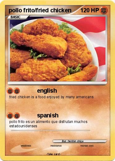 Pokemon pollo frito/fried chicken