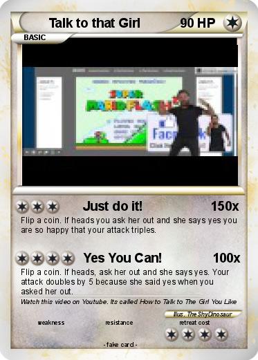 Pokemon Talk to that Girl