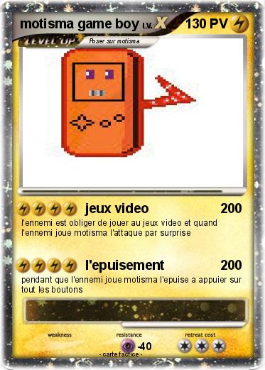 Pokemon motisma game boy