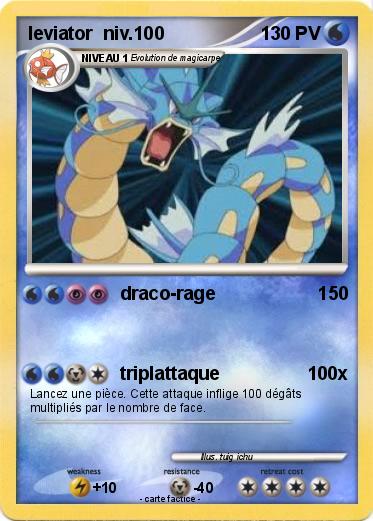Pokemon leviator  niv.100