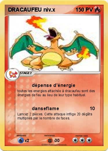 Pokemon DRACAUFEU niv.x