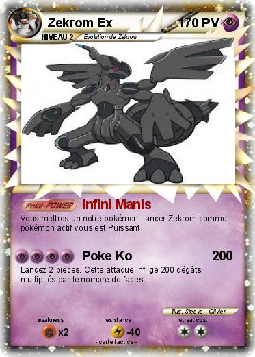 Pokemon Zekrom Ex