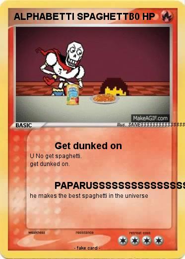 Pokemon ALPHABETTI SPAGHETTI
