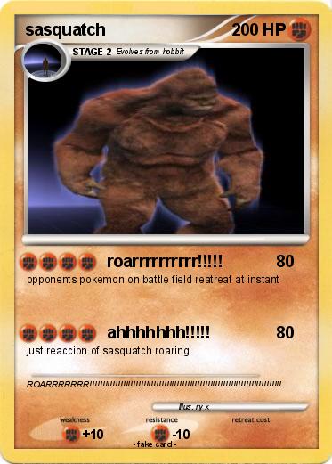 Pokemon sasquatch