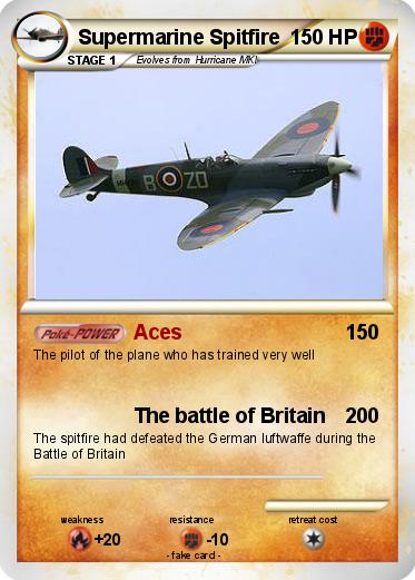 Pokemon Supermarine Spitfire
